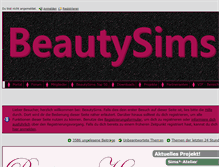 Tablet Screenshot of beautysims.de